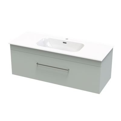 Cashmere Aura 1200 Single Drawer Wall Vanity