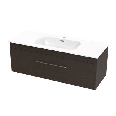Cashmere Aura 1200 Single Drawer Wall Vanity