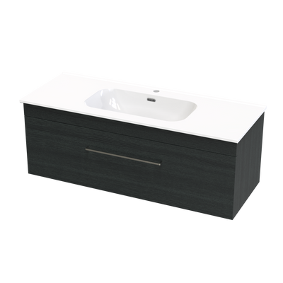 Cashmere Aura 1200 Single Drawer Wall Vanity