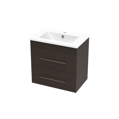 Cashmere Slim Double Drawer 600mm Wall Hung Vanity