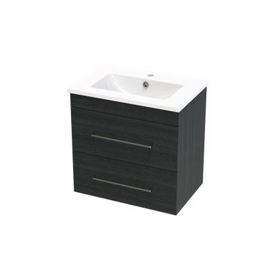 Cashmere Slim Double Drawer 600mm Wall Hung Vanity