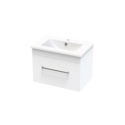 Cashmere Slim Single Drawer 600mm Wall Hung Vanity