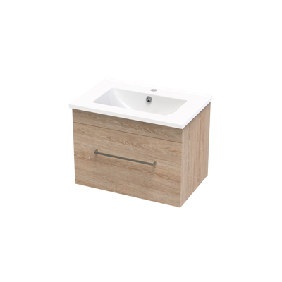 Cashmere Slim Single Drawer 600mm Wall Hung Vanity