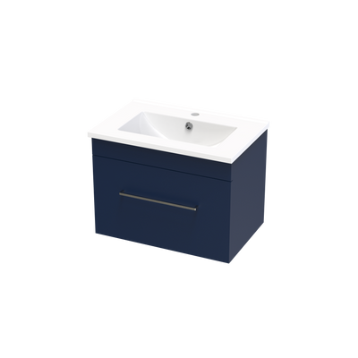 Cashmere Slim Single Drawer 600mm Wall Hung Vanity