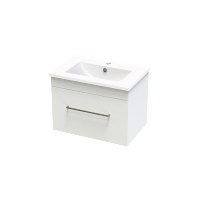 Cashmere Slim Single Drawer 600mm Wall Hung Vanity