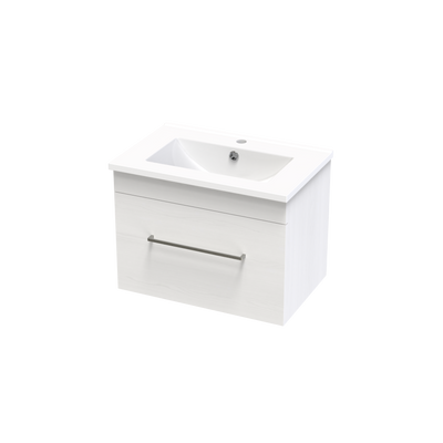 Cashmere Slim Single Drawer 600mm Wall Hung Vanity