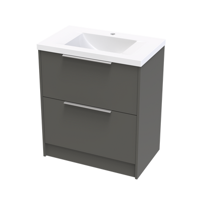 Nikau Norfolk 750 Double Drawer Floor Vanity