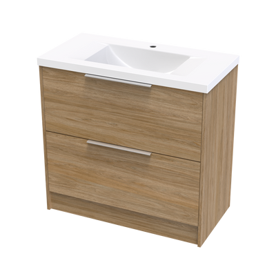 Nikau Norfolk 900 Double Drawer Floor Vanity