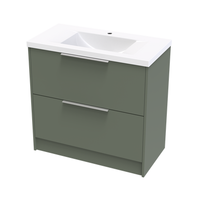 Nikau Norfolk 900 Double Drawer Floor Vanity