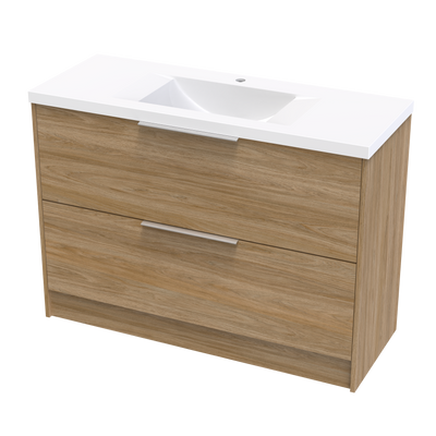 Nikau Norfolk 1200 Double Drawer Floor Vanity