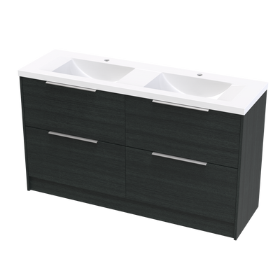 Nikau Norfolk 1500 Double Bowl Double Drawers Floor Vanity