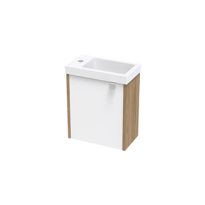 Nikau 400 Hand Basin Two Tone Wall Vanity