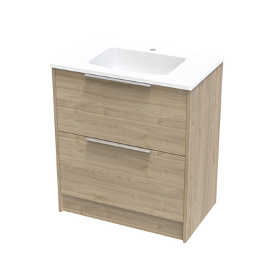 Nikau Grove 750 Double Drawer Floor Vanity