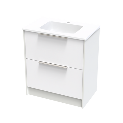 Nikau Grove 750 Double Drawer Two Tone Floor Vanity