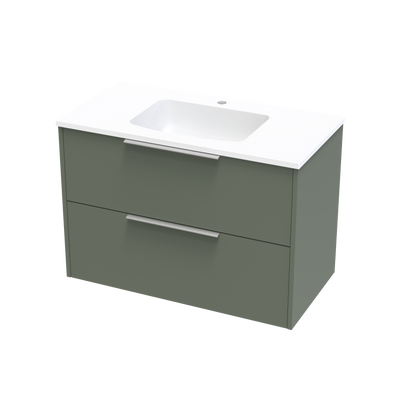 Nikau Grove 900 Double Drawer Wall Vanity