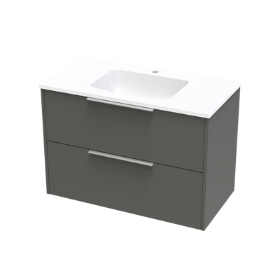 Nikau Grove 900 Double Drawer Wall Vanity