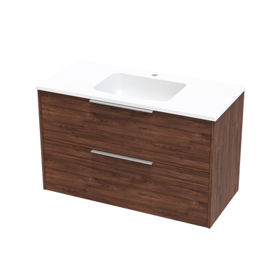 Nikau Double Drawer 1000mm Wall Hung Vanity