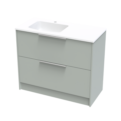 Nikau Grove 1000 Double Drawer Floor Vanity