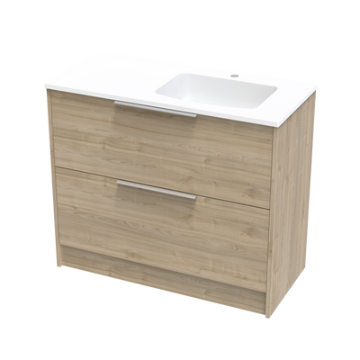 Nikau Grove 1000 Double Drawer Floor Vanity