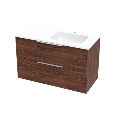 Nikau Double Drawer 1000mm Wall Hung Vanity