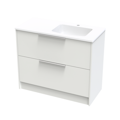 Nikau Grove 1000 Double Drawer Floor Vanity