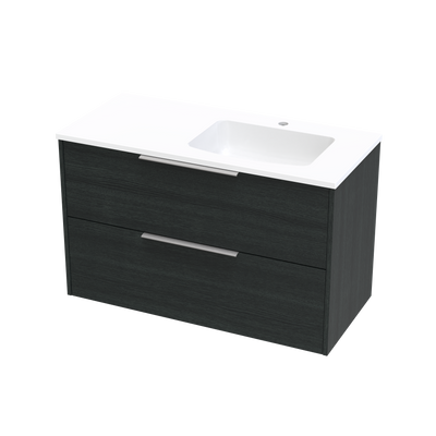 Nikau Double Drawer 1000mm Wall Hung Vanity