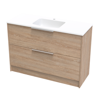 Nikau Double Drawer 1200mm Floor Vanity