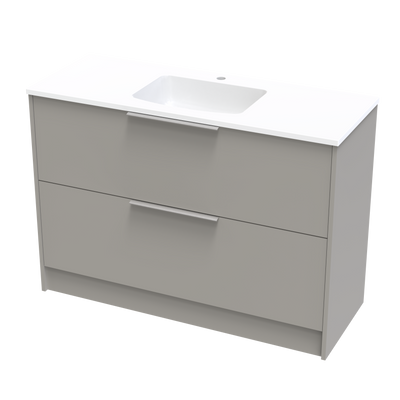 Nikau Double Drawer 1200mm Floor Vanity