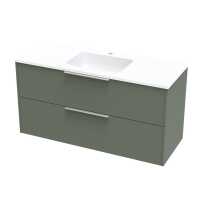 Nikau Double Drawer 1200mm Wall Hung Vanity