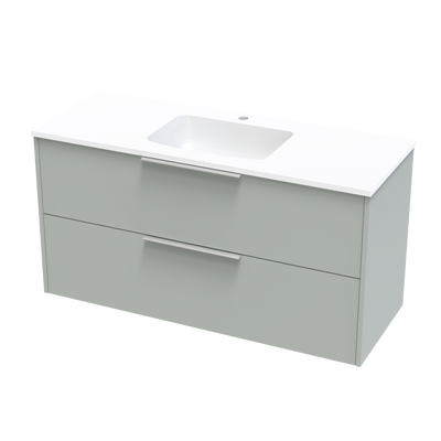 Nikau Double Drawer 1200mm Wall Hung Vanity