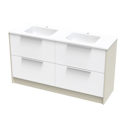 Nikau Double Drawers 1500mm Two Tone Floor Vanity