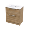 Nikau Valley 750 Double Drawer Floor Vanity