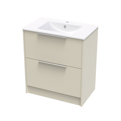 Nikau Valley 750 Double Drawer Floor Vanity