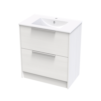 Nikau Valley 750 Double Drawer Floor Vanity