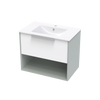 Nikau Valley 750 Drawer Open Shelf Two Tone Wall Vanity