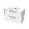 Nikau Valley 900 Double Drawer Two Tone Wall Vanity