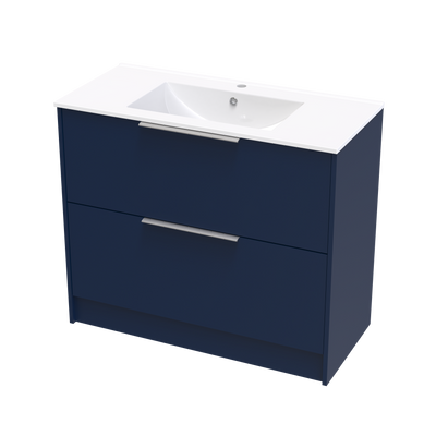 Nikau Valley 1000 Double Drawer Floor Vanity