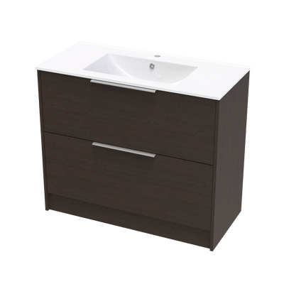 Nikau Valley 1000 Double Drawer Floor Vanity