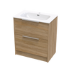 Nikau Aura 750 Double Drawer Floor Vanity