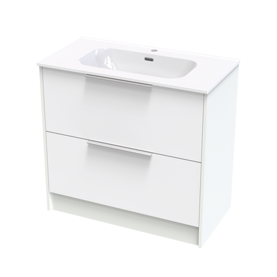 Nikau Aura 900 Double Drawer Floor Vanity