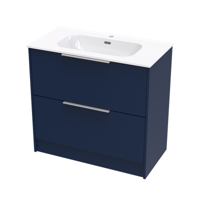 Nikau Aura 900 Double Drawer Floor Vanity