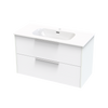 Nikau Aura 1000 Double Drawer Wall Vanity