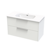 Nikau Aura 1000 Double Drawer Wall Vanity