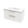 Nikau Aura 1000 Double Drawer Wall Vanity