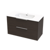 Nikau Aura 1000 Double Drawer Wall Vanity