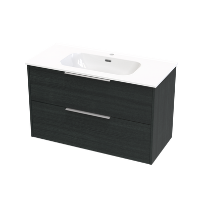 Nikau Aura 1000 Double Drawer Wall Vanity
