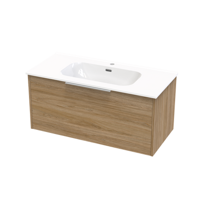 Nikau Aura 1000 Single Drawer Wall Vanity