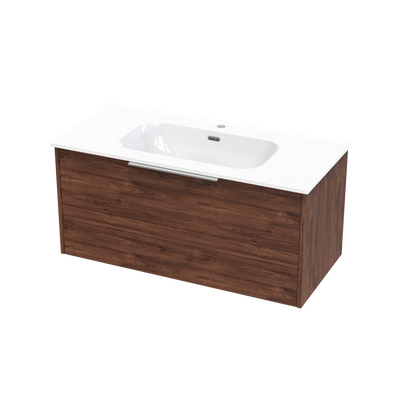 Nikau Aura 1000 Single Drawer Wall Vanity