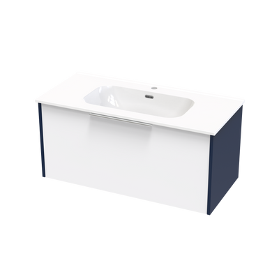 Nikau Aura 1000 Single Drawer Two Tone Wall Vanity