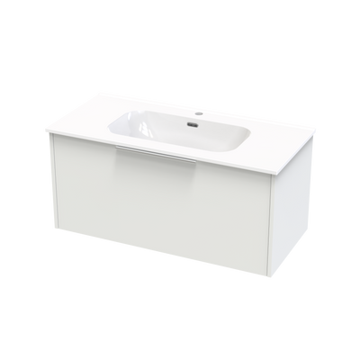 Nikau Aura 1000 Single Drawer Wall Vanity